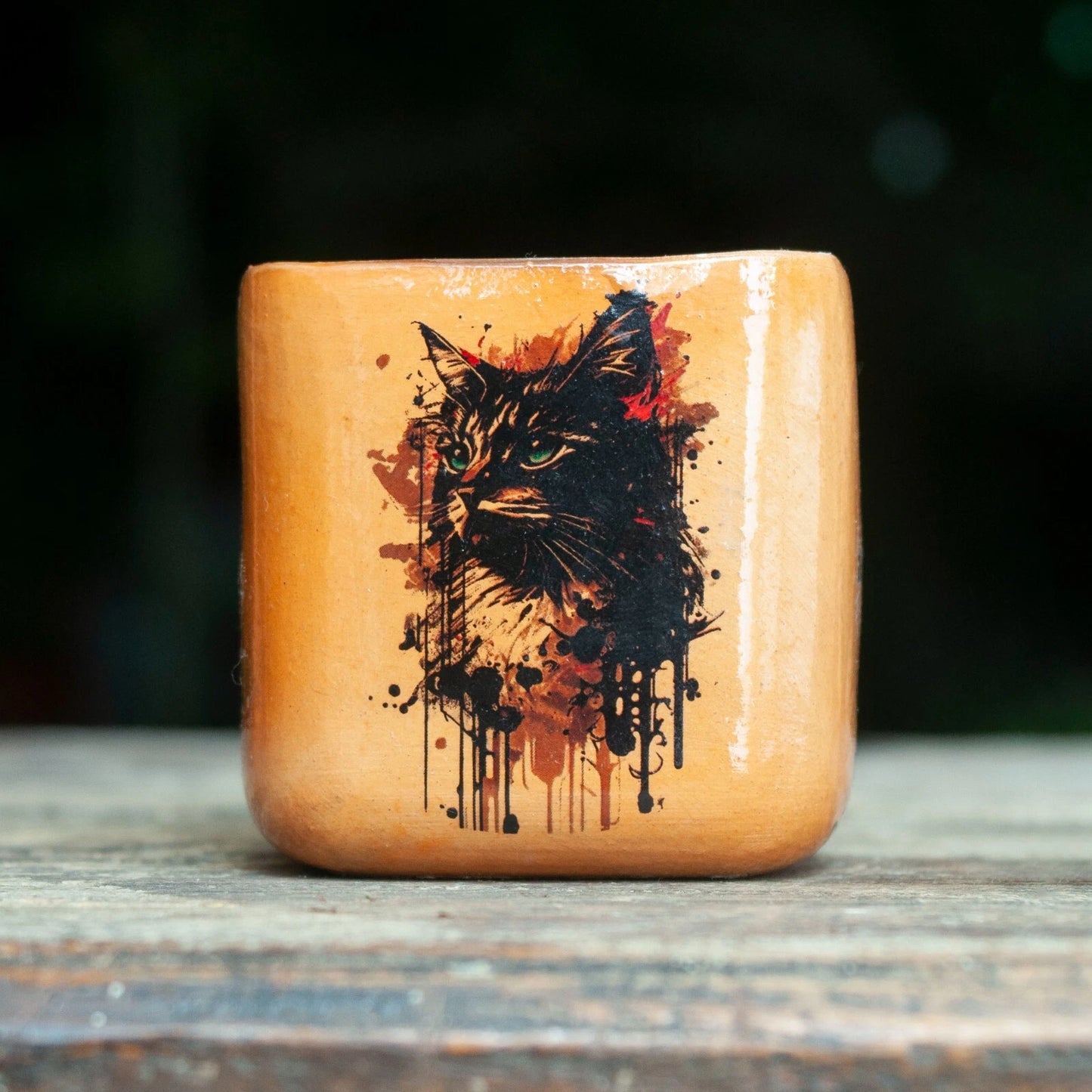 Pottery Vase Planter Cubic Mini - Personalized Giftianza Unique Home Decor 7cm - Giftianza